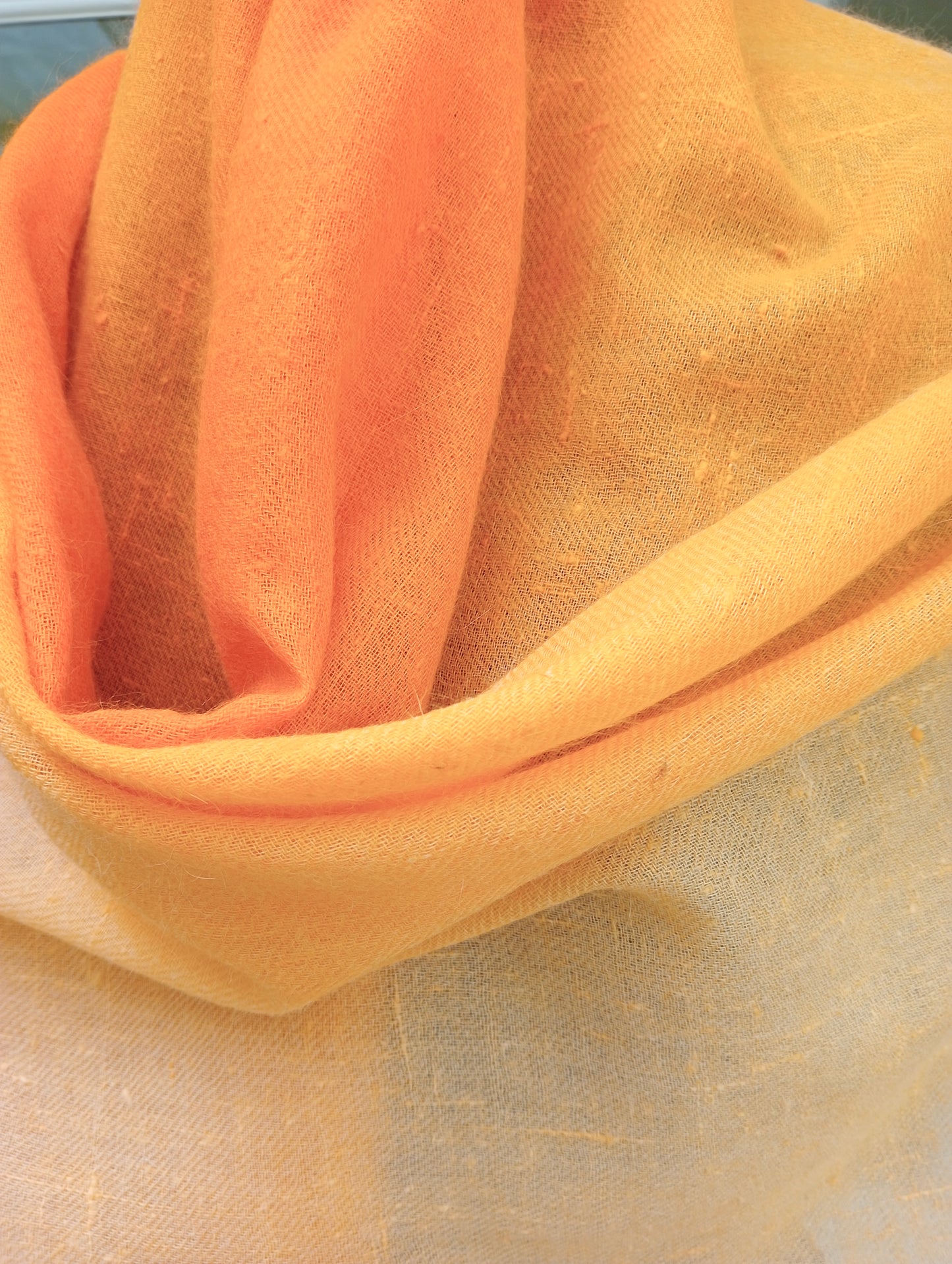 Wool ombré stole