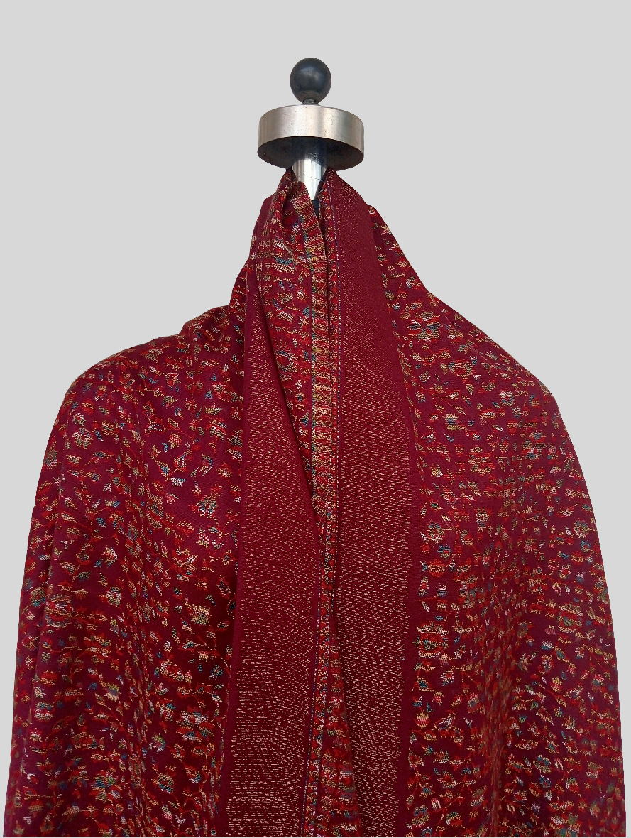 Pure wool jamawar stole