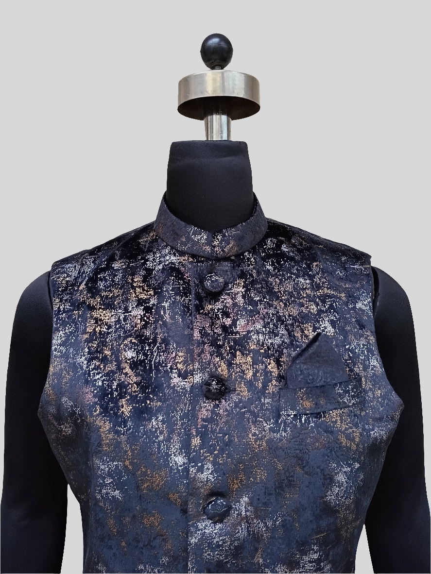 Men’s Embossed Velvet Jacket