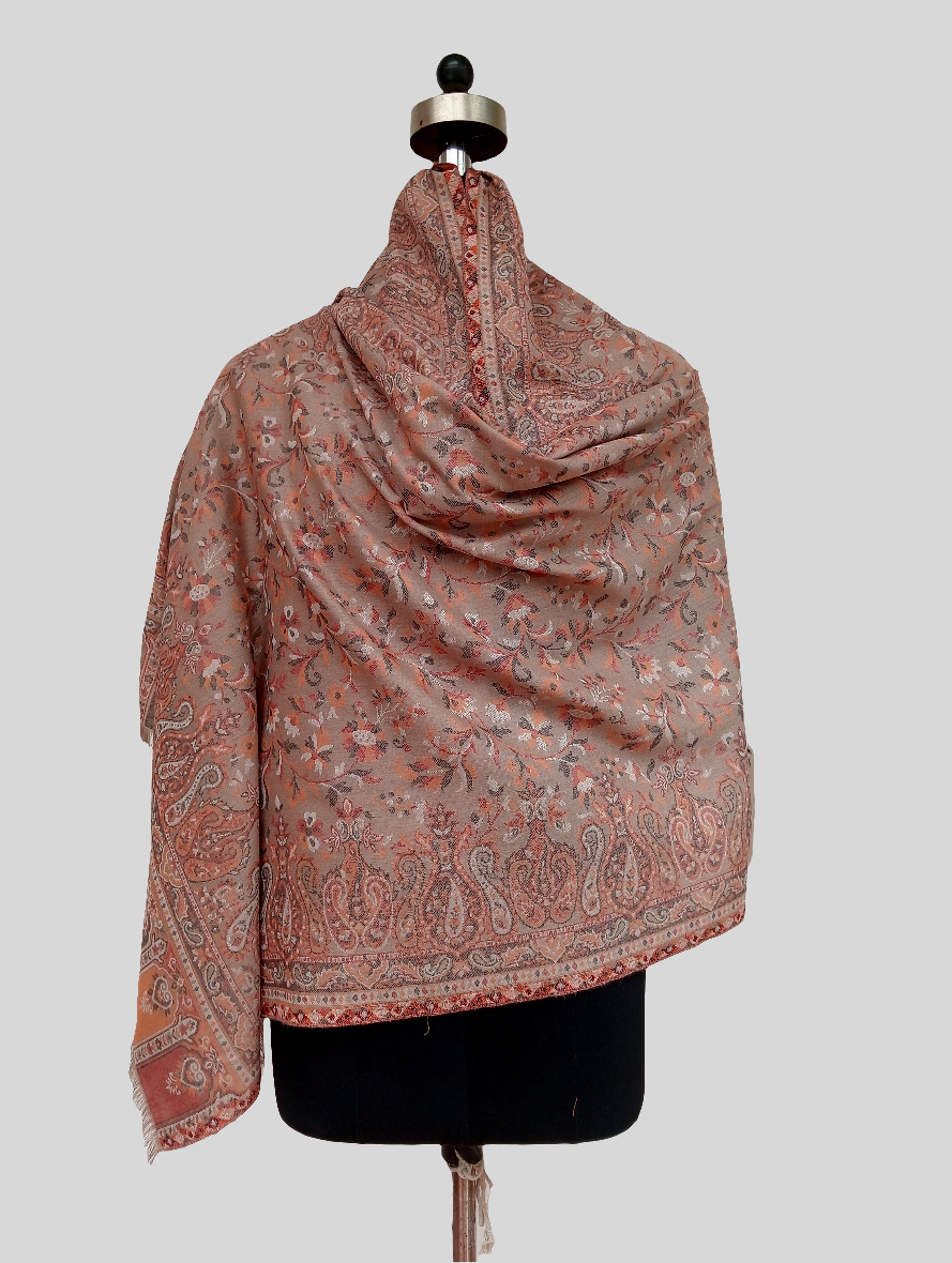 Woven jamawar Ambi stole