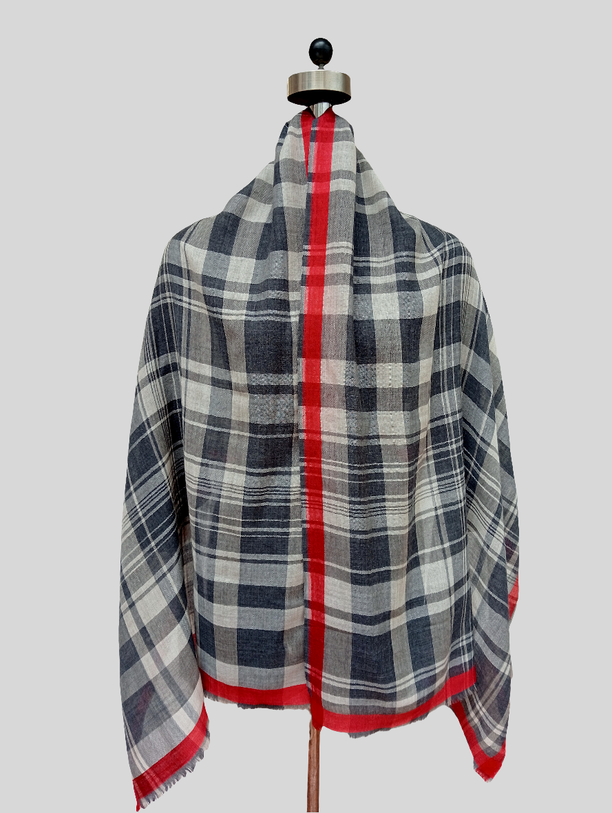Women Check stole