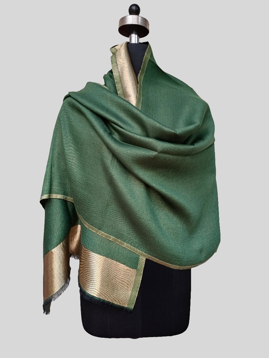 Ladies zari reversible stole