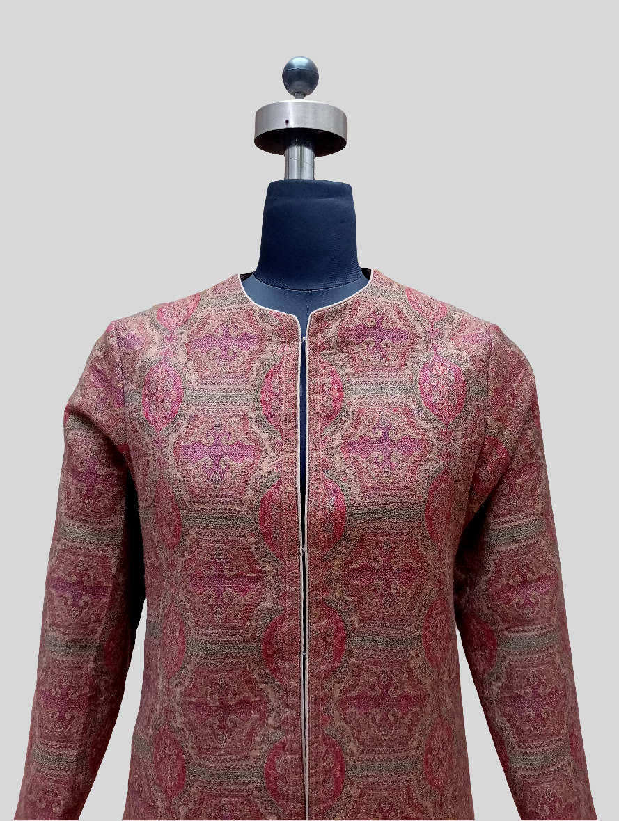 Antique Woven Jamawar Ladies Jacket