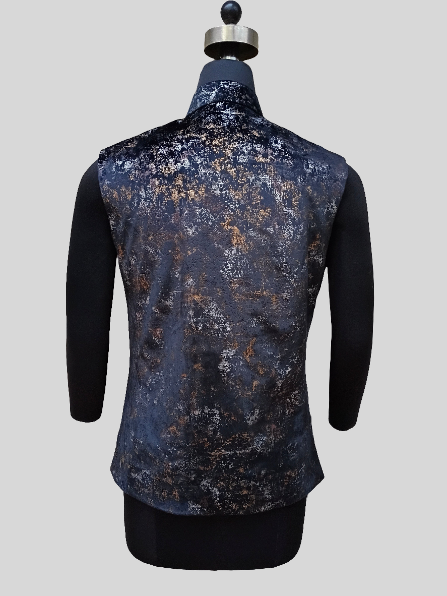 Men’s Embossed Velvet Jacket