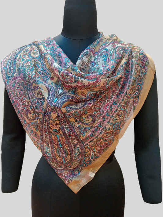 silk scarf ( yellow )