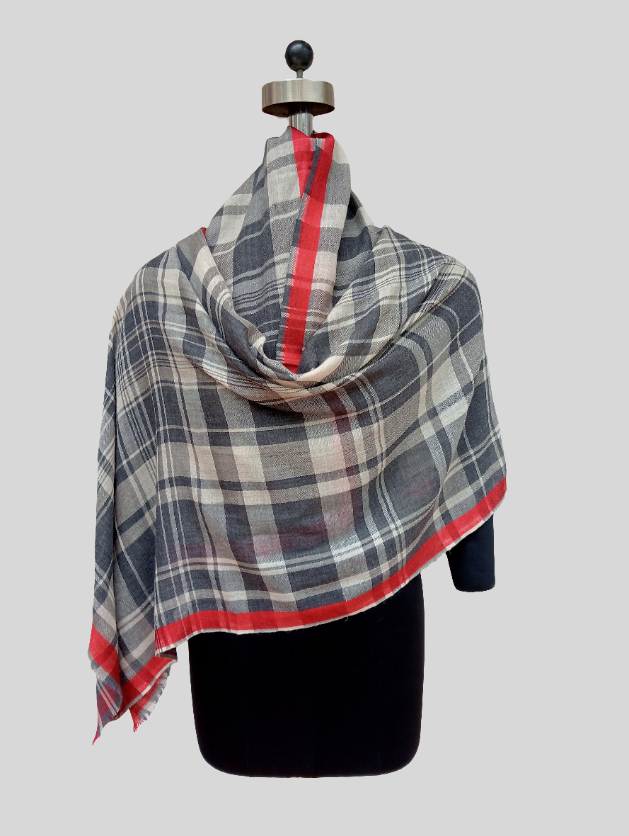 Women Check stole