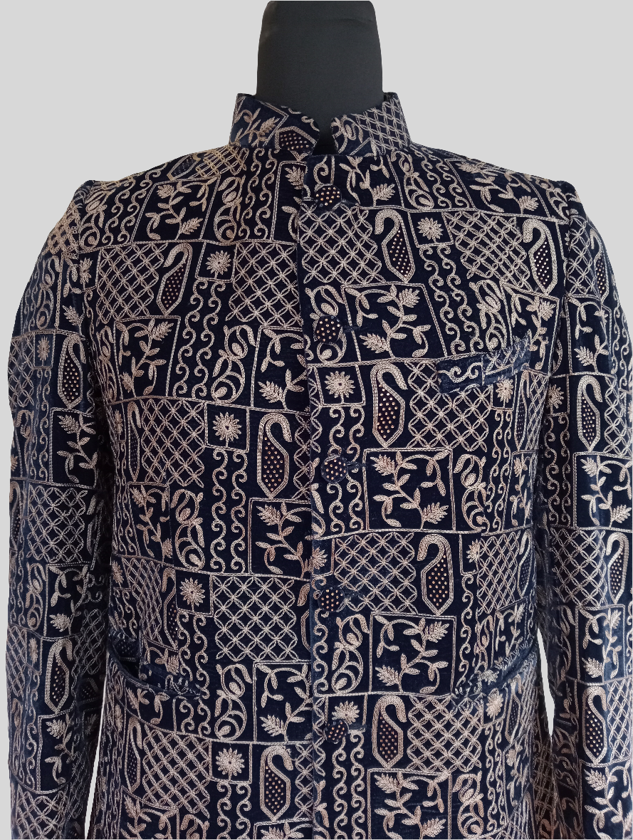 Velvet Embroidered Jacket