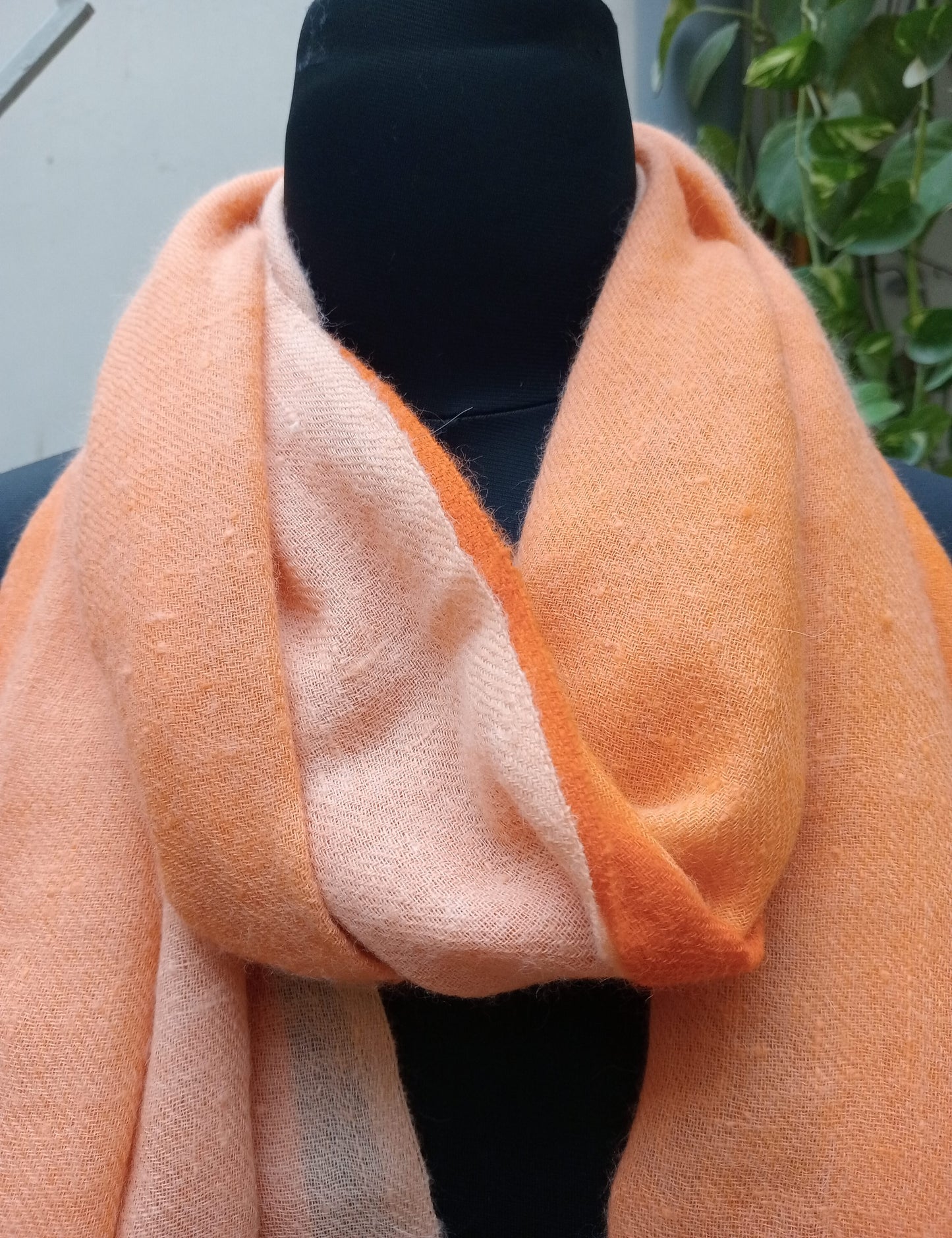 Wool ombré stole