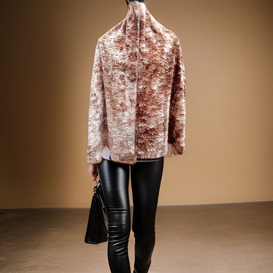 Golden fur stole