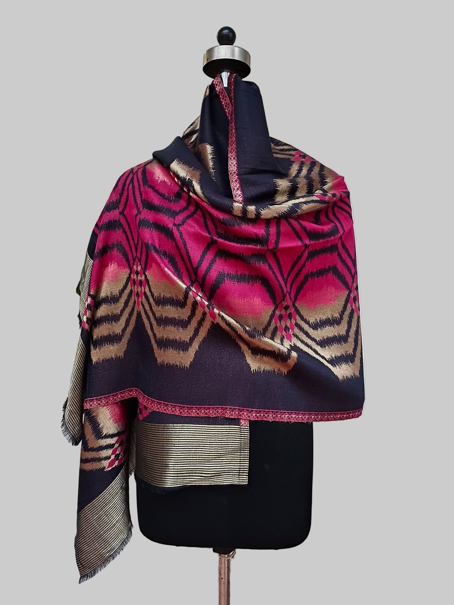 Ladies Ikkat design stole