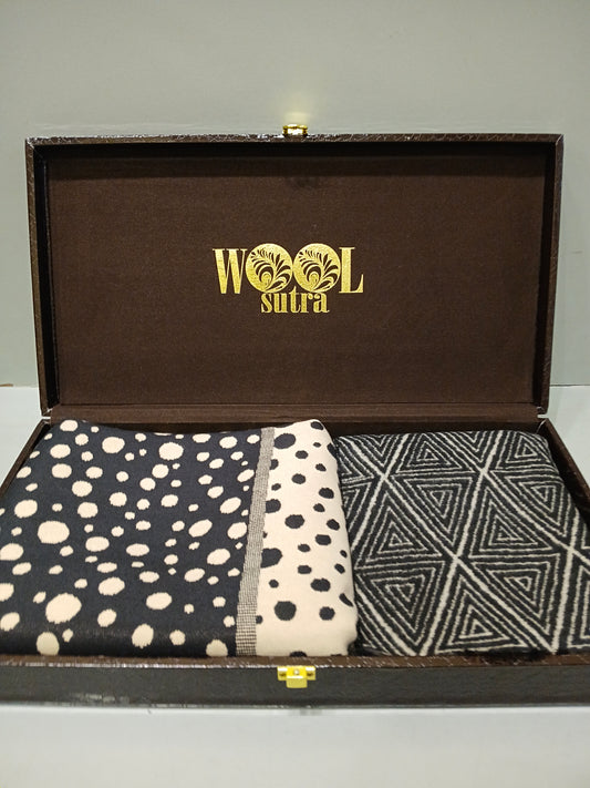 Men & women silk wool stoles Combo box