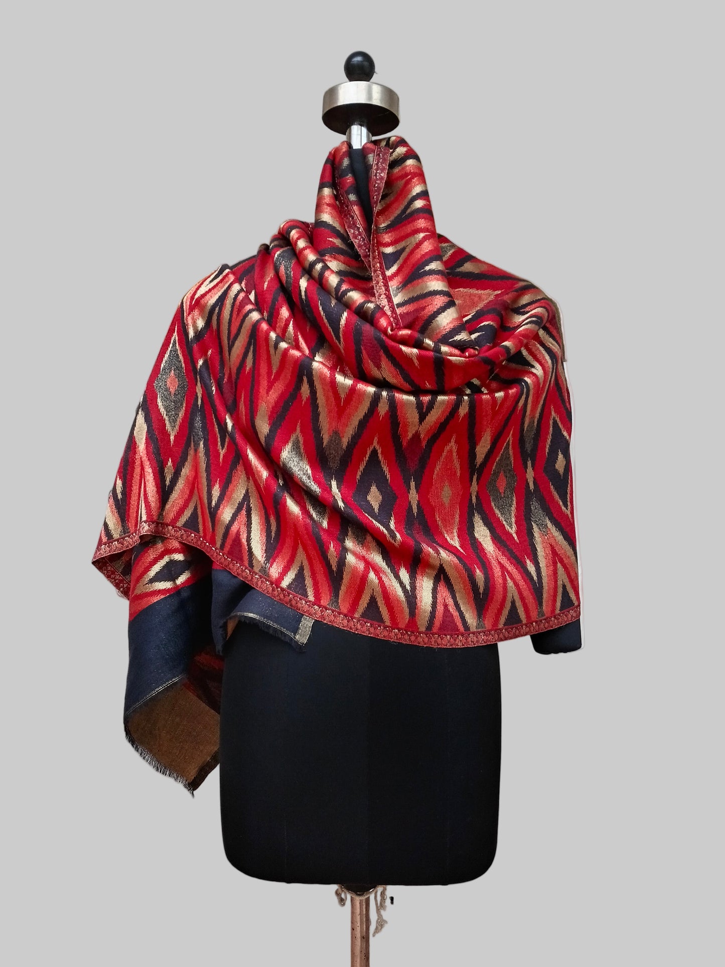 Ladies ikkat design stole