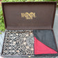 Combo box embroidered + silk wool Mens stole