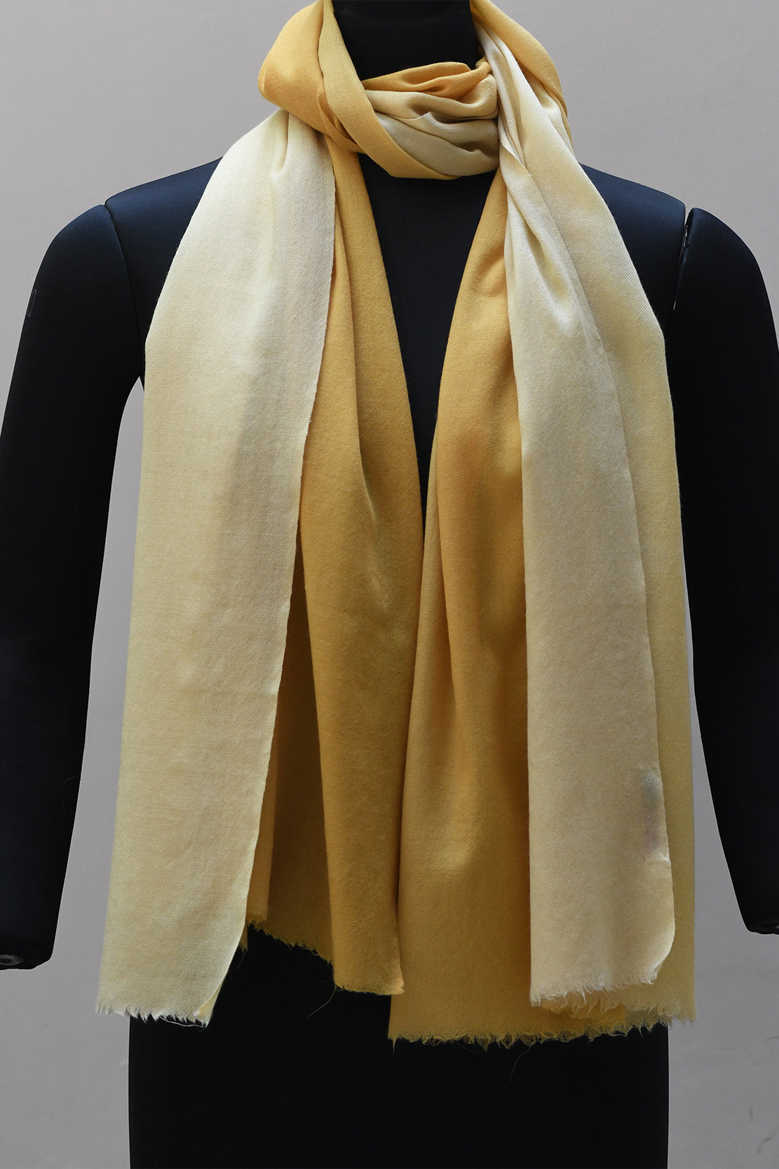 Double Shaded Stole - Yellow / Mustard