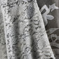 Lace Stole With Velvet Appliqué Work - White