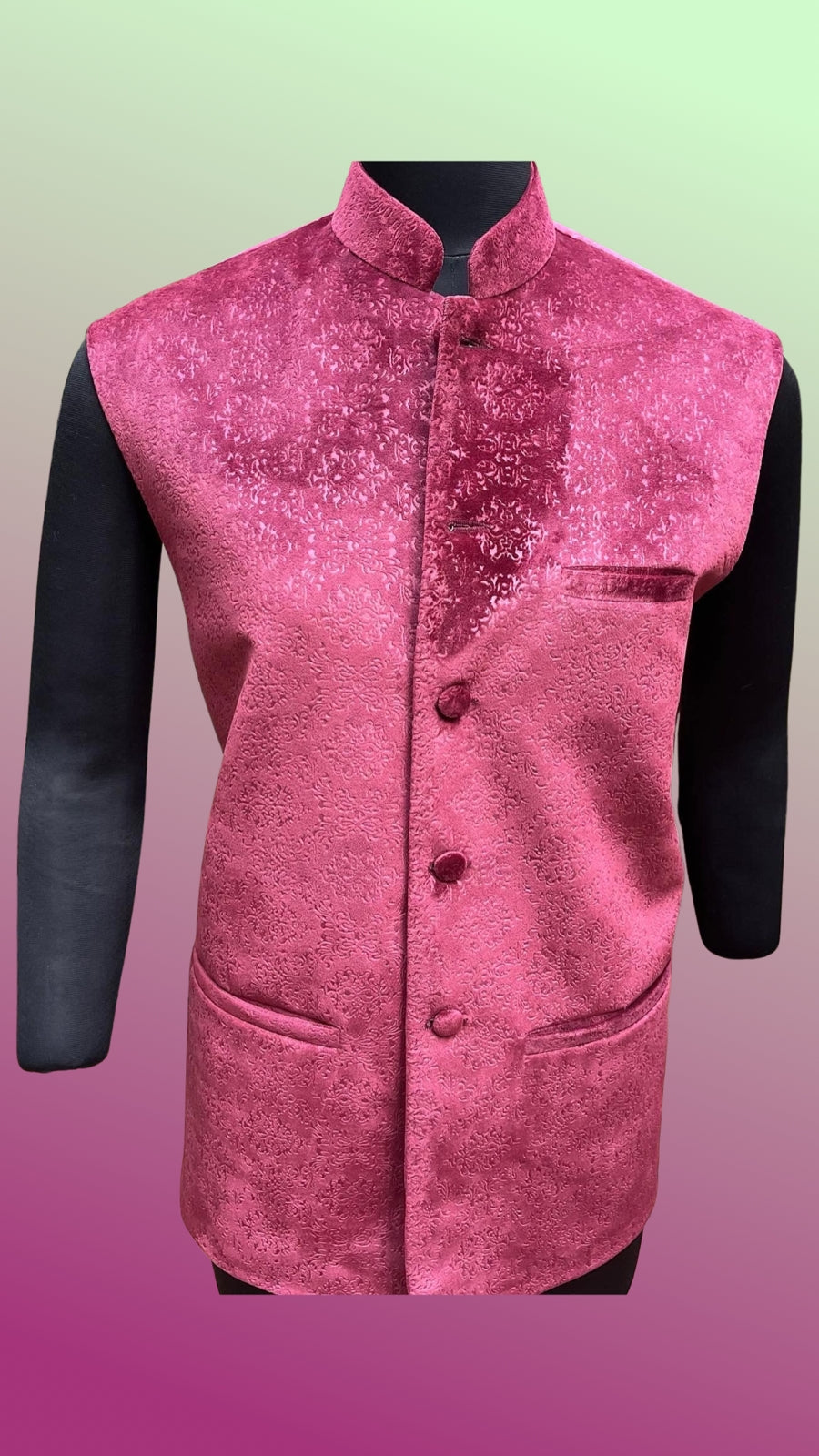 Embossed Velvet Jacket