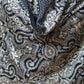 Black paisley Embroidered Stole