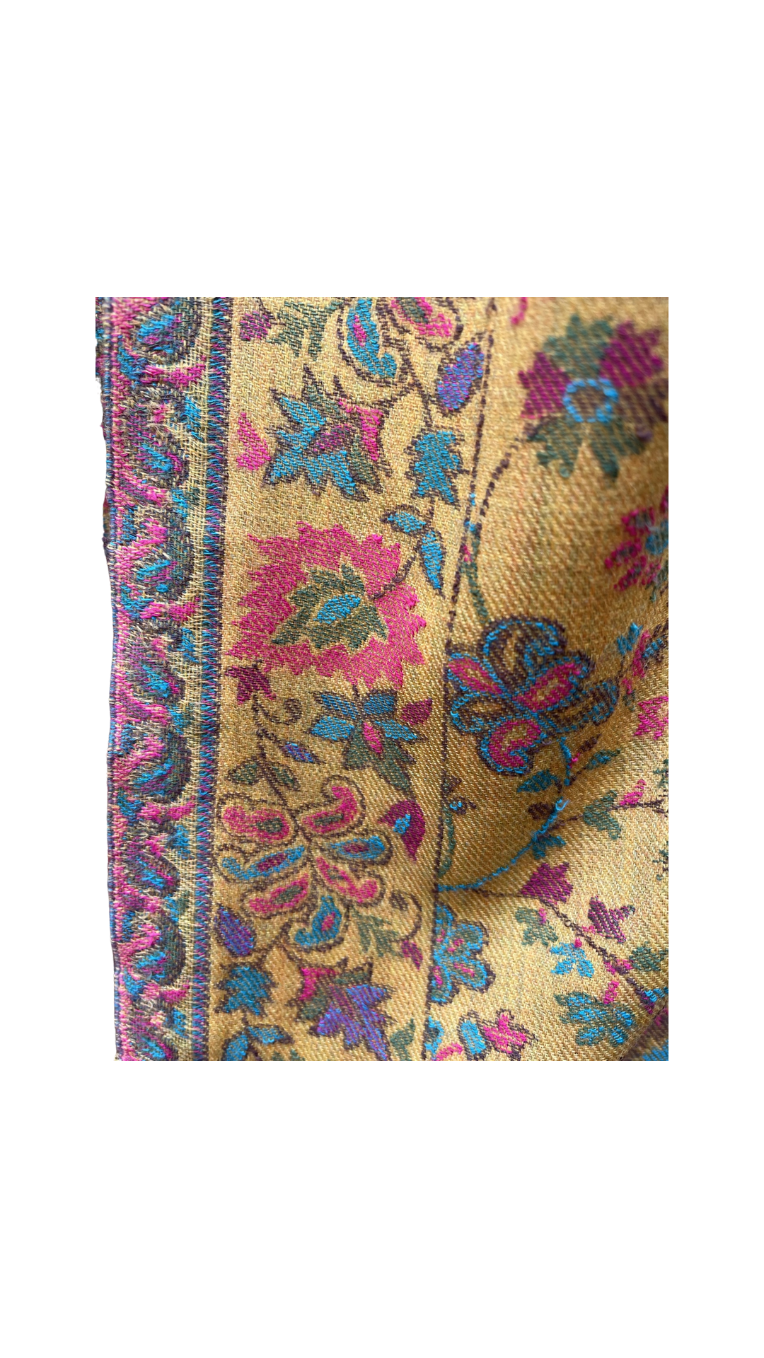 Kani Design Shawl - Mustard ( Base )