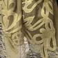 Lace Stole with Velvet Applique Work