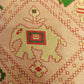 Elephant design pure silk cushion cover