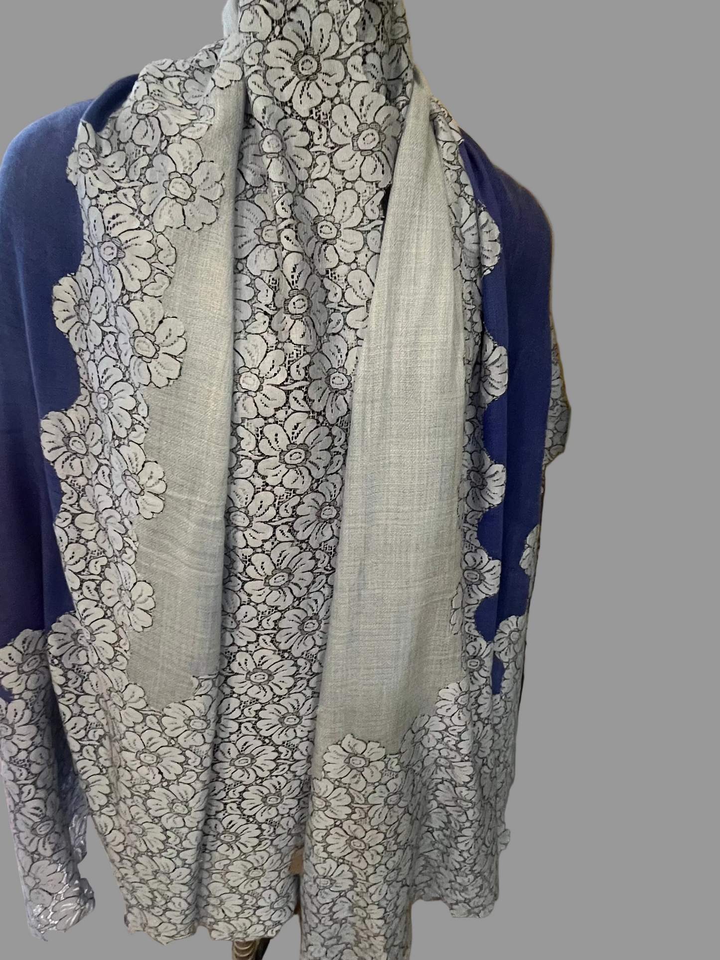 Double Shaded Lace Stole