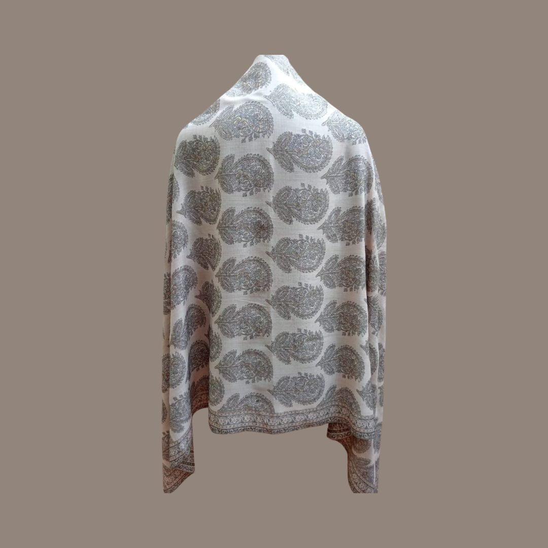 Woven jamawar shawl