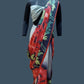 Pure crepe French hand painted saree