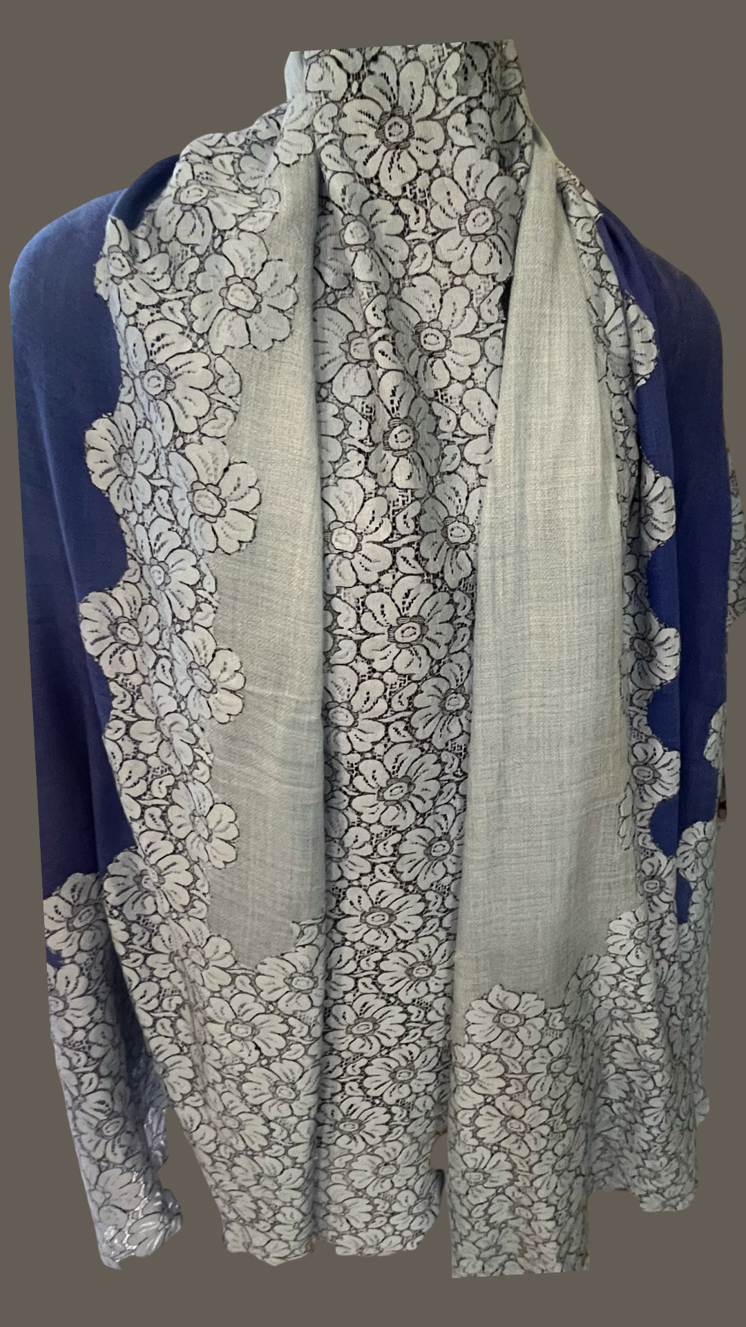 Double Shaded Lace Stole
