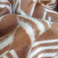 Silk wool Geometric design reversible stole