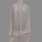 Hand made Pure pashmina plain beige shawl