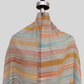 Pure pashmina stripted multicolored shawl