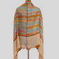 Pure pashmina stripted multicolored shawl