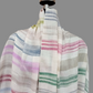 Hand made Pure pashmina multicolored stole