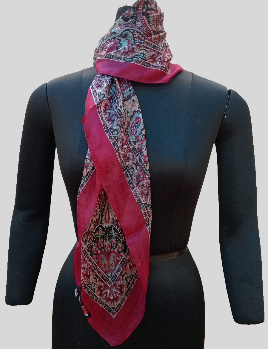 Pure silk scarf