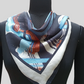 Pure silk scarf-abstract