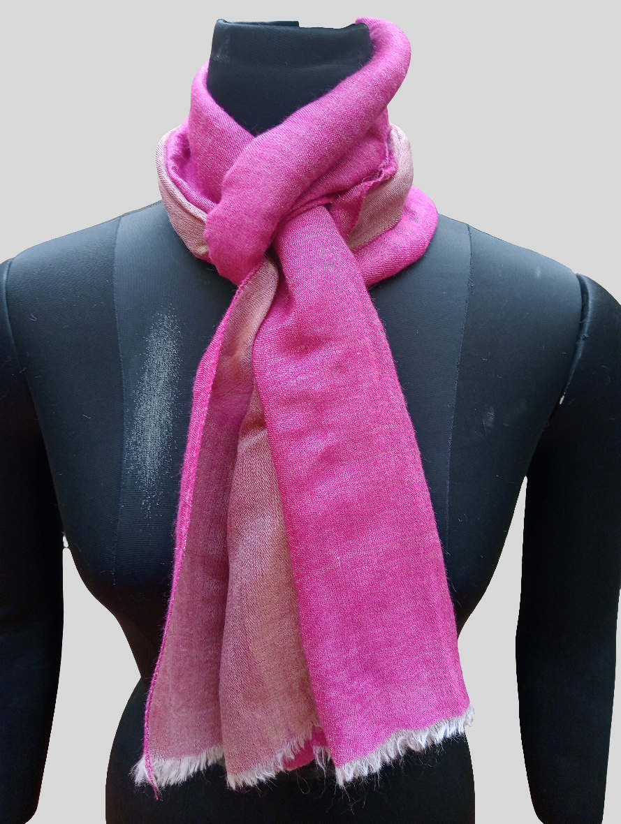 Zari reversible scarf - pink