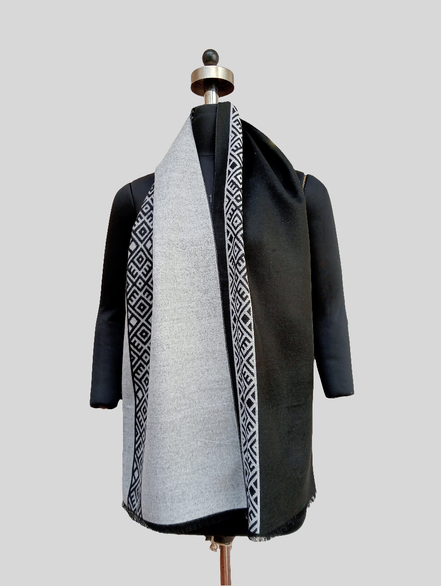 Silk wool stole