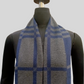 Reversible silk wool stole