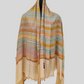 Pure pashmina stripted multicolored shawl