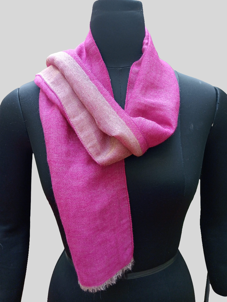 Zari reversible scarf - pink