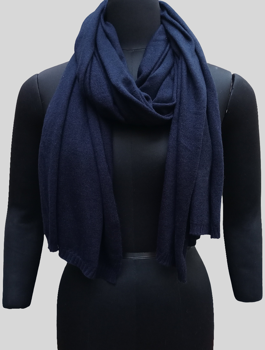 Super fine wool knitted stole