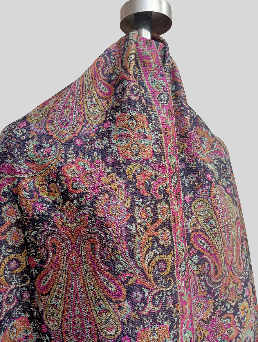 Woven jamawar ambi design Shawl