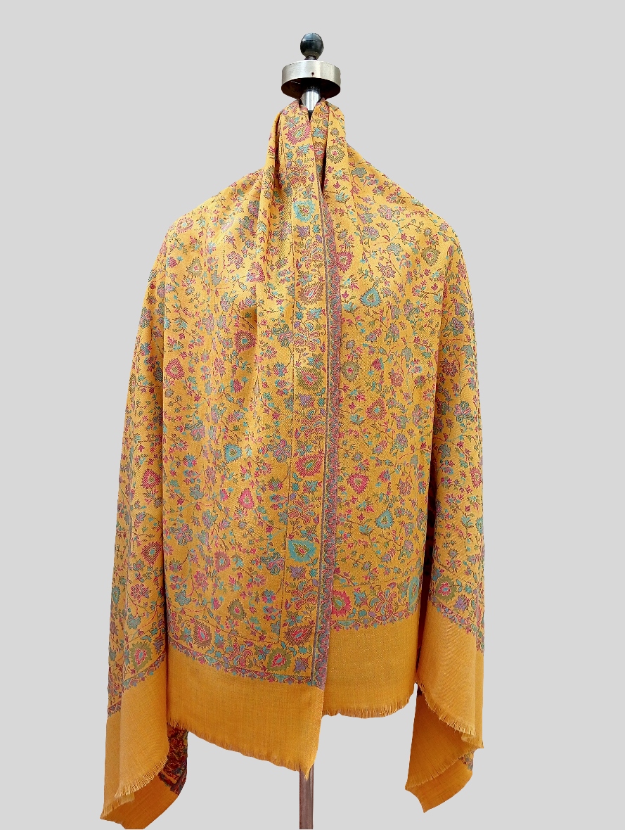 Kani Design Shawl - Mustard ( Base )