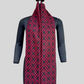 Silk wool reversible stole