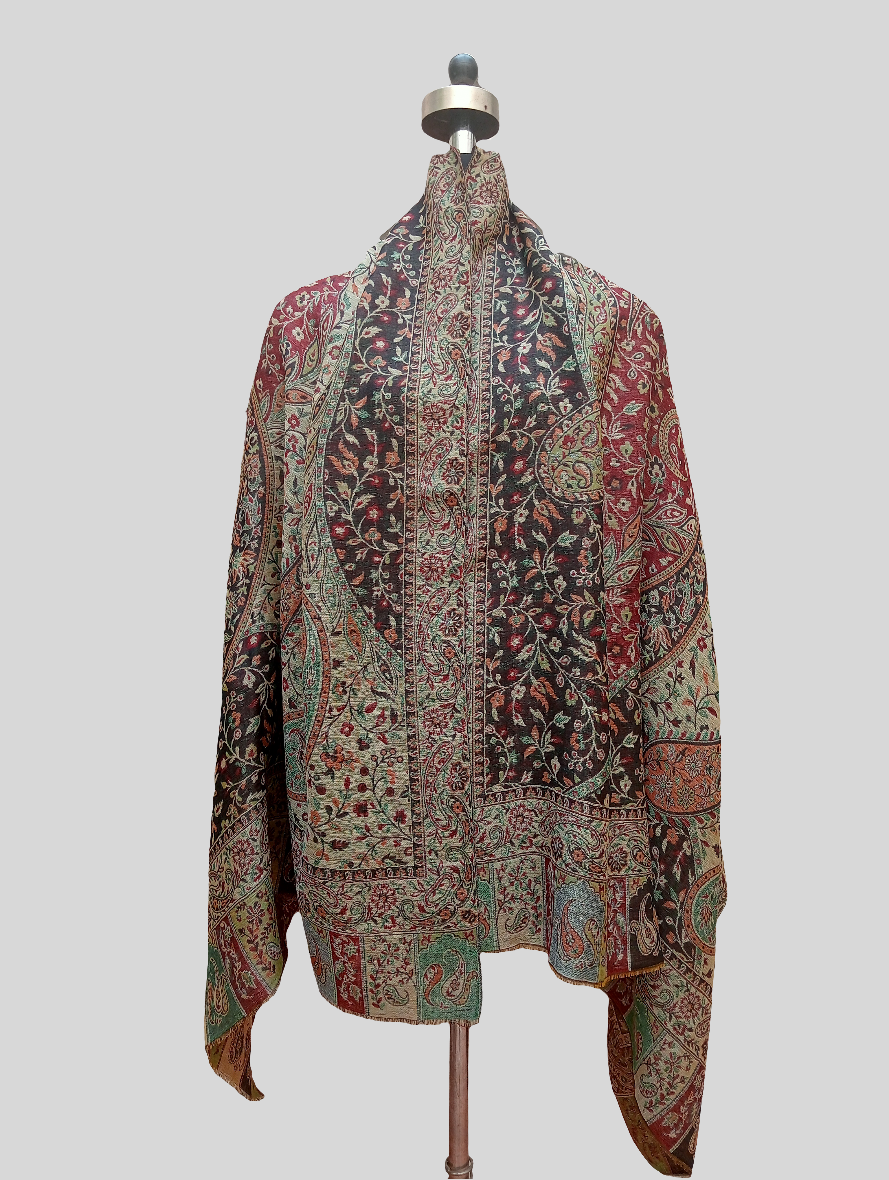 Multicolored Jamawar shawl