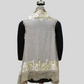 Super Fine wool velvet Applique work lace jacket