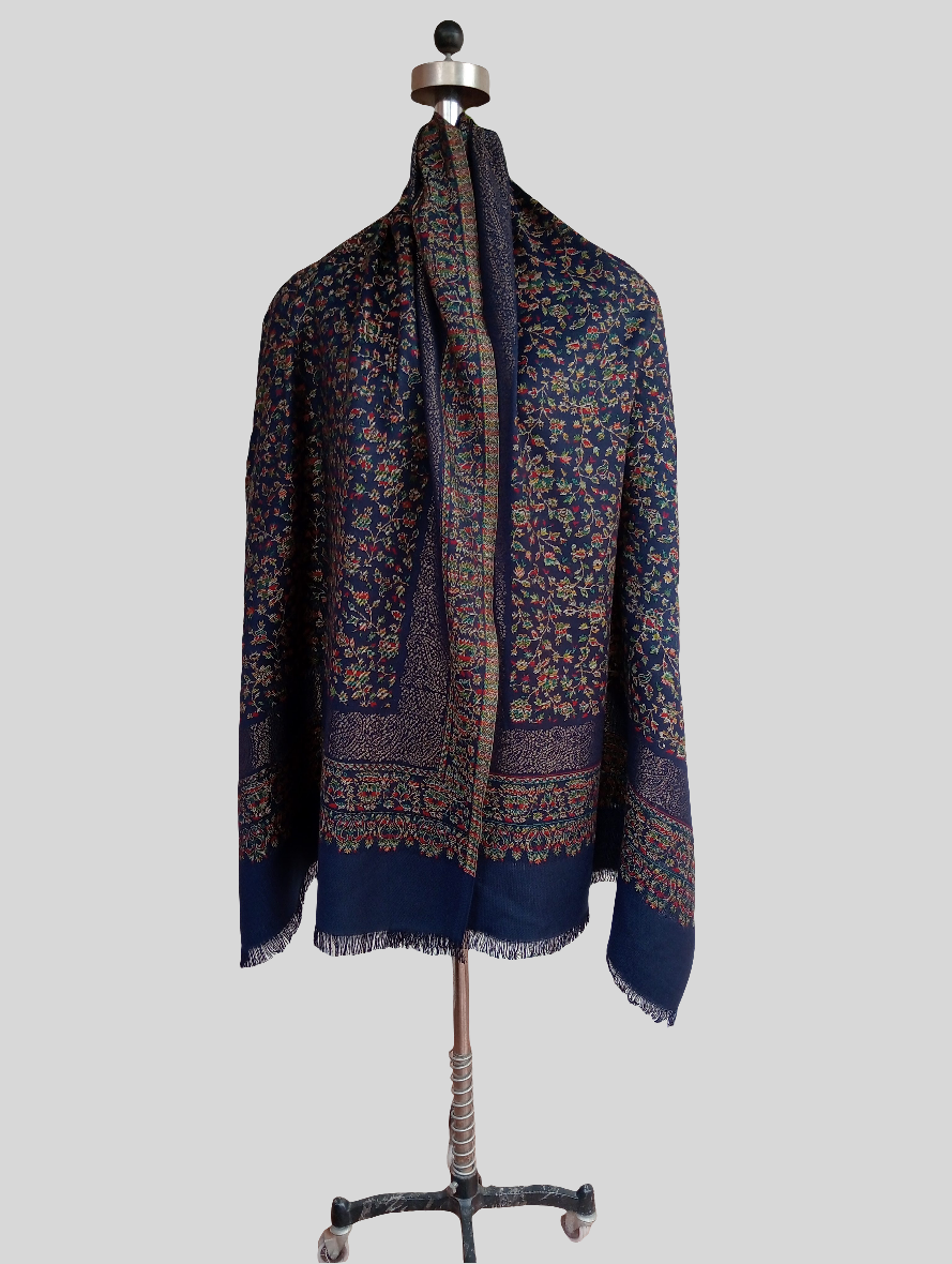 Pure wool jamawar stole