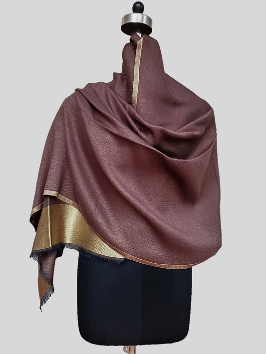 Ladies zari reversible stole