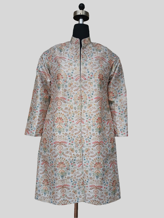 Kalamkari silk embroidered jacket