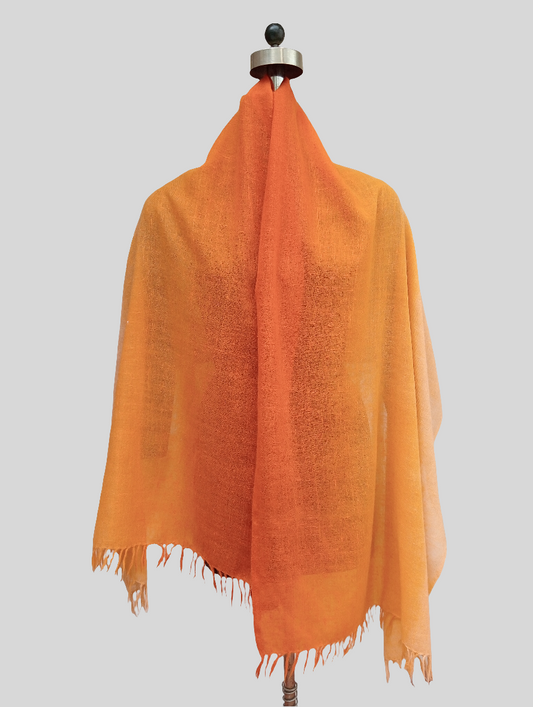 Wool ombré stole